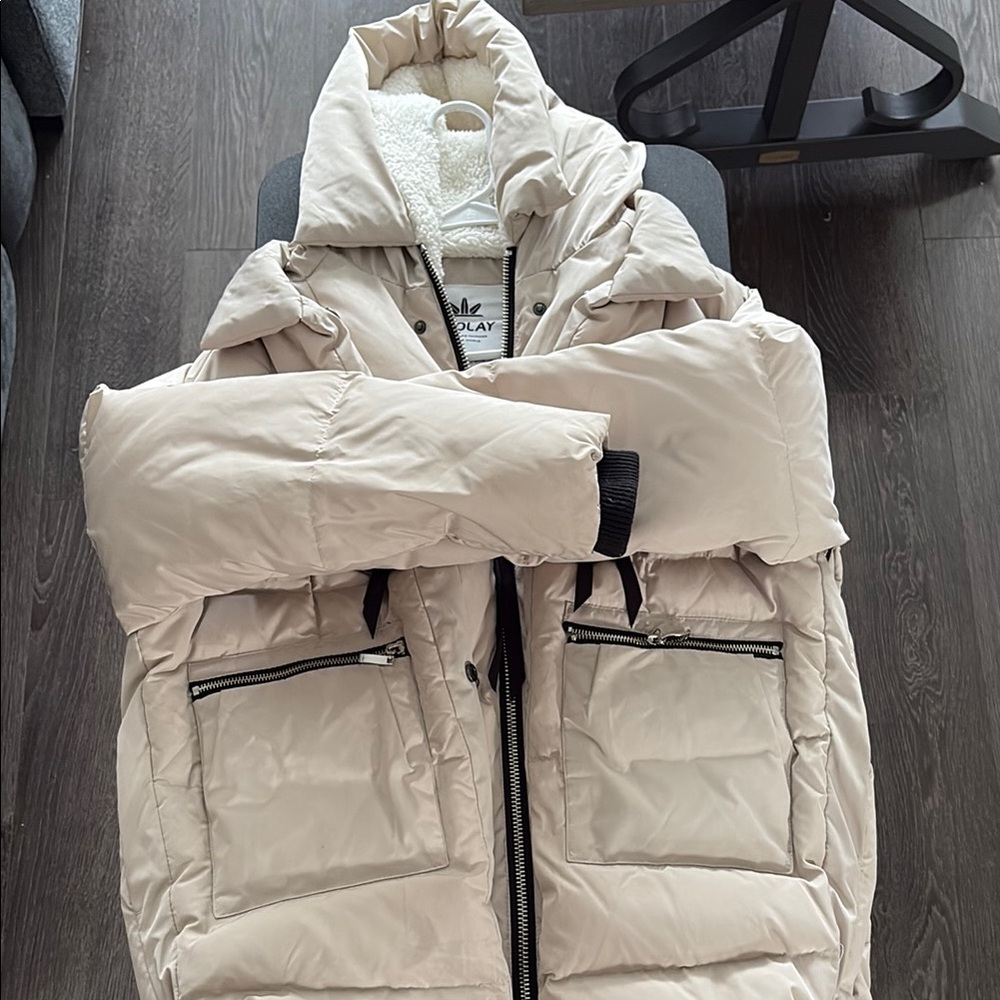 OROLAY Beige Puffer Jacket
